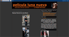 Desktop Screenshot of pelicula-luna-nueva.blogspot.com