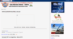 Desktop Screenshot of eldeportivodecatriel.blogspot.com