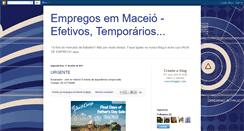 Desktop Screenshot of empregos-maceio.blogspot.com