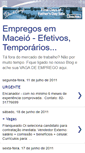 Mobile Screenshot of empregos-maceio.blogspot.com