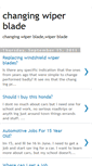 Mobile Screenshot of changingwiperblade.blogspot.com