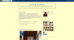 Desktop Screenshot of lonniehanzon.blogspot.com