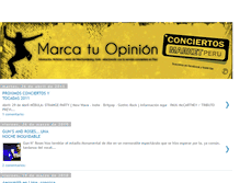 Tablet Screenshot of conciertosmarketperu.blogspot.com