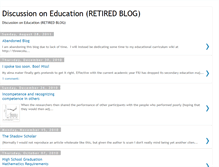 Tablet Screenshot of discusseducation.blogspot.com