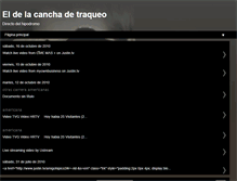 Tablet Screenshot of eldelacanchadetraqueo.blogspot.com