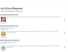 Tablet Screenshot of laschicasblogueras.blogspot.com
