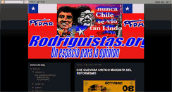 Desktop Screenshot of accionrodriguista.blogspot.com