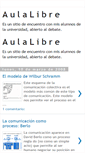 Mobile Screenshot of libreaula.blogspot.com