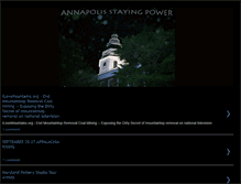 Tablet Screenshot of annapolisstayingpower.blogspot.com