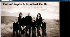 Desktop Screenshot of echohawkfamily.blogspot.com