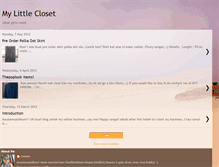 Tablet Screenshot of mylittlecloset12.blogspot.com