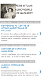 Mobile Screenshot of centredemitjansaudiovisualsdenatzaret.blogspot.com