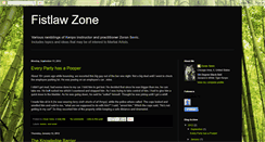 Desktop Screenshot of fistlawzone.blogspot.com