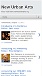 Mobile Screenshot of newurbanarts.blogspot.com