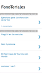 Mobile Screenshot of fono-teriales.blogspot.com
