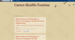 Desktop Screenshot of careerhealthtourism.blogspot.com