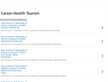 Tablet Screenshot of careerhealthtourism.blogspot.com