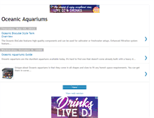 Tablet Screenshot of oceanic-aquariums-info.blogspot.com