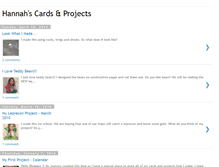 Tablet Screenshot of hannahscardsandprojects.blogspot.com