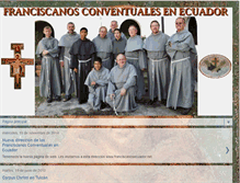 Tablet Screenshot of hermanosconventuales.blogspot.com