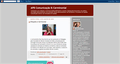Desktop Screenshot of apbcomunicacao.blogspot.com