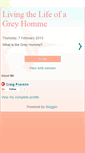 Mobile Screenshot of greyhomme.blogspot.com