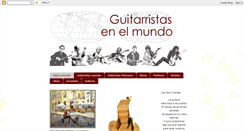 Desktop Screenshot of guitarristasenelmundo.blogspot.com