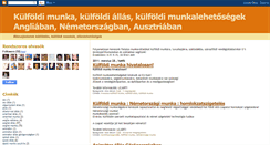 Desktop Screenshot of kulfoldi-munkak.blogspot.com