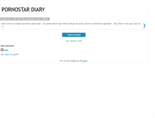 Tablet Screenshot of pornstardiary.blogspot.com