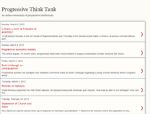 Tablet Screenshot of progressivethinktank.blogspot.com