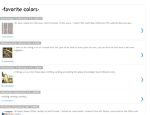 Tablet Screenshot of favoritecolors.blogspot.com