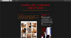 Desktop Screenshot of carolinecabaniscreations.blogspot.com
