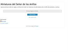 Tablet Screenshot of miniaturasesdla.blogspot.com