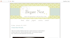 Desktop Screenshot of elegantnest.blogspot.com