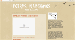 Desktop Screenshot of pobresmarcianos.blogspot.com