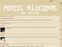 Tablet Screenshot of pobresmarcianos.blogspot.com