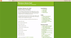 Desktop Screenshot of montanalibrarycard.blogspot.com
