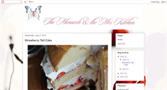 Desktop Screenshot of monarchandmrskitchen.blogspot.com