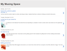 Tablet Screenshot of musingspace.blogspot.com
