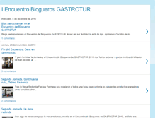 Tablet Screenshot of encuentrobloguerosgastrotur.blogspot.com