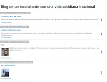 Tablet Screenshot of bloginconstamteirracional.blogspot.com