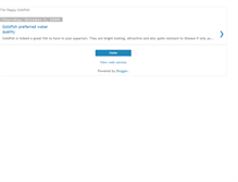 Tablet Screenshot of goldfish-keeping.blogspot.com