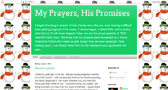 Desktop Screenshot of myprayershispromises.blogspot.com