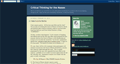 Desktop Screenshot of criticalthinkingmasses.blogspot.com