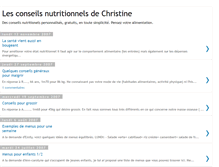 Tablet Screenshot of pensezvotrealimentation-christine.blogspot.com