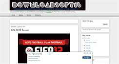 Desktop Screenshot of downloadsoft16.blogspot.com