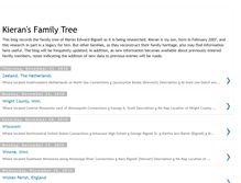 Tablet Screenshot of kieransfamilytree.blogspot.com