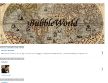 Tablet Screenshot of bubbleworldindia.blogspot.com