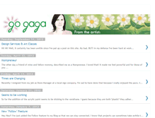 Tablet Screenshot of go-gaga.blogspot.com