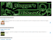 Tablet Screenshot of bloggerhideout.blogspot.com